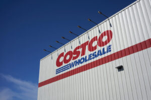 front of Costco Wholesale building