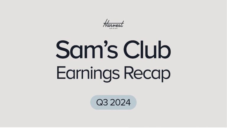 Harvest Group's Sam's Club Q3 2024 Earnings Recap