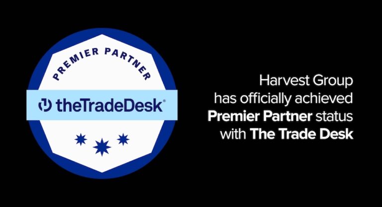 Harvest Group officially named Premier Partner with The Trade Desk